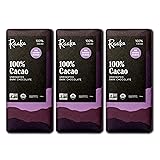 Raaka 100% Dark Chocolate Bars
