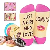 HAPPYPOP Funny Socks for Women - Pickle Popcorn Gifts, Donut Socks for Teen Girls
