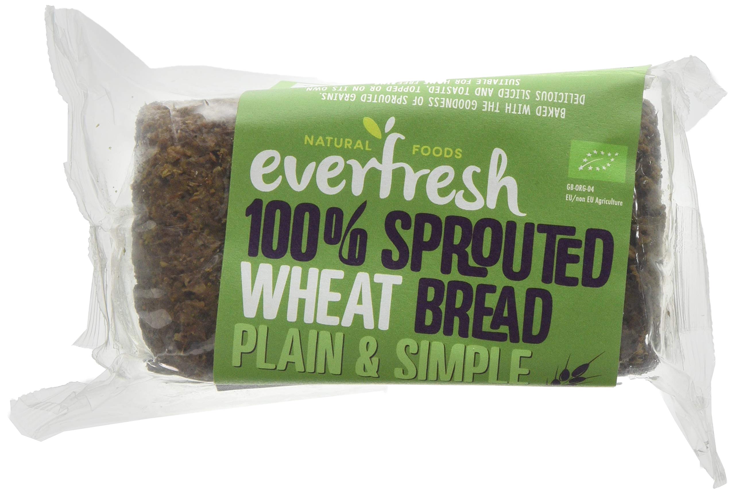 Everfresh Sprouted Wheat Organic Bread 400 g (Pack of 8)