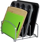 DecoBros Kitchen Houseware Organizer Pantry Rack, Silver