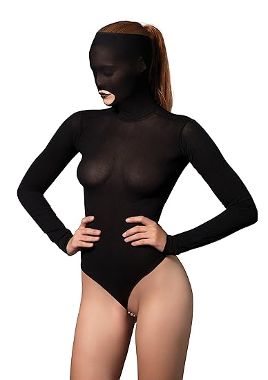 LEG AVENUE KI4014 - Masked teddy beaded g-string, Einheitsgröße, Farbe: Schwarz