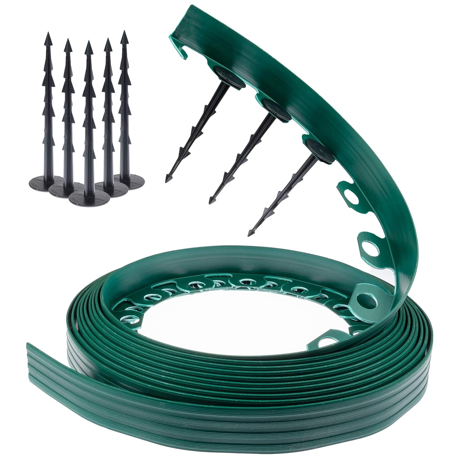 Bordo Per Aiuole In Legno Farfalla - 200x20 Cm, Colore Cranberry, Ideale Per Giardini E Fioriere - Foto 5