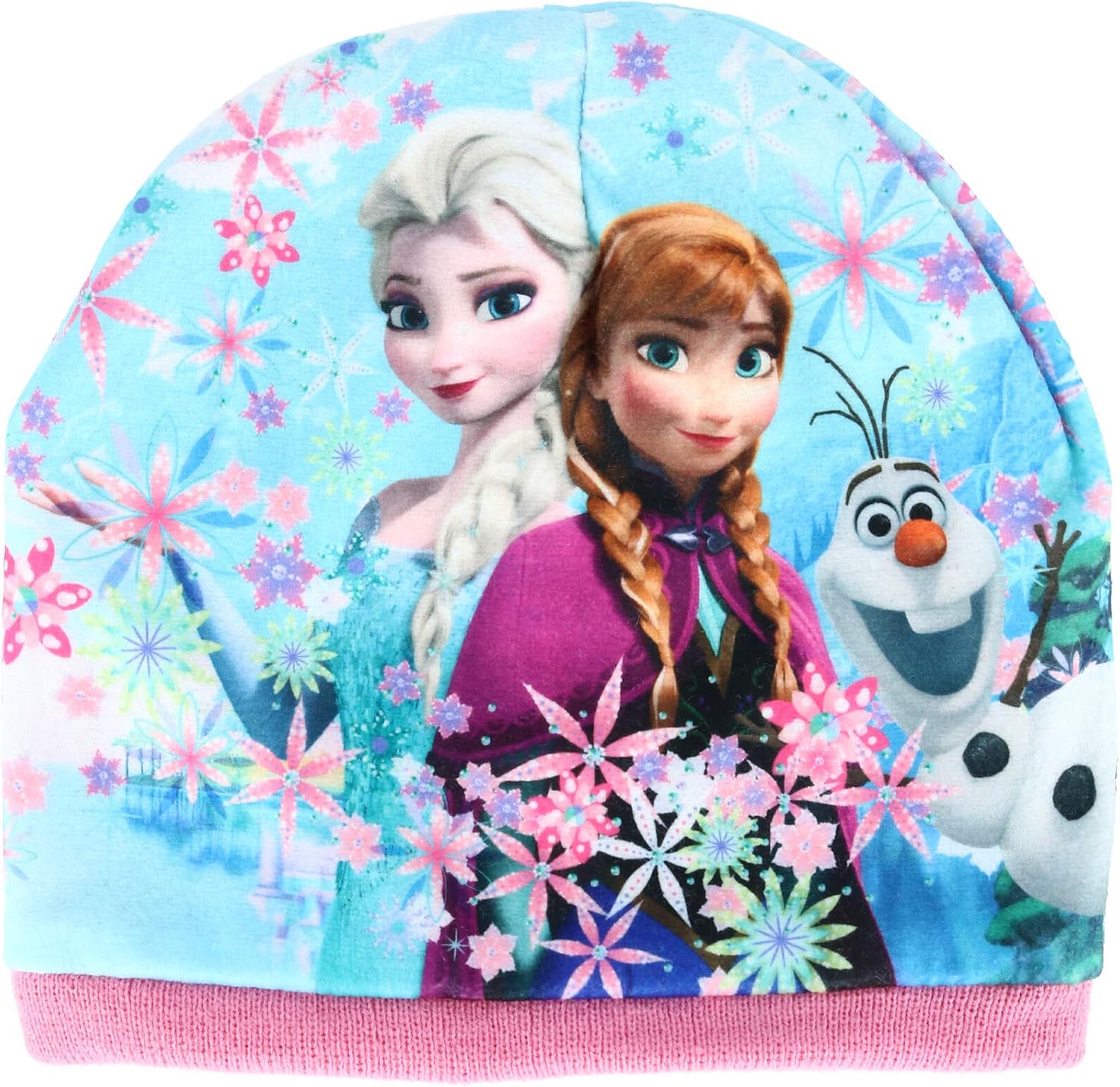 Cap Beanie Print Frozen Girls Trade Textiel with Lining