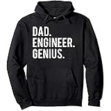 Dad Engineer Genius Hoodie Cute Engineering Father Gift