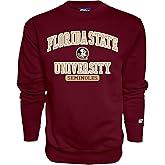 Blue 84 NCAA mens Twill Applique Team Color Crewneck Sweatshirt