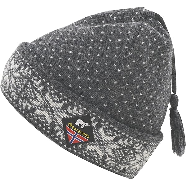 Dale Ear ICEWEAR Holmenkollen Norway Wool Hat - Traditional Norwegian Pattern With Tassels Tassel Hat - View #4