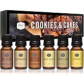P&J Trading Fragrance Oil Cookies & Cakes Set | Candle Scents for Candle Making, Freshie Scent, Soap Making Supplies, Diffuser Oil Scents