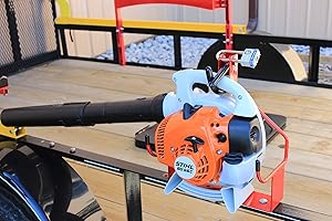 Jungle Jim's Handheld Blower Holder – Lockable Mount Rack for Landscaping Trailers & Trucks – Universal Fit, Durable Steel, 2-Year Weld Warranty