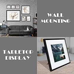 Hongkee 12x12 Picture Frame set of 3, Black and