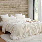 Git Cozy - Coma Inducer&reg; King Oversized Comforter Set - Taupe White | Experience Coma Worthy Sleep with Cozy Plush Extra Large Bedding