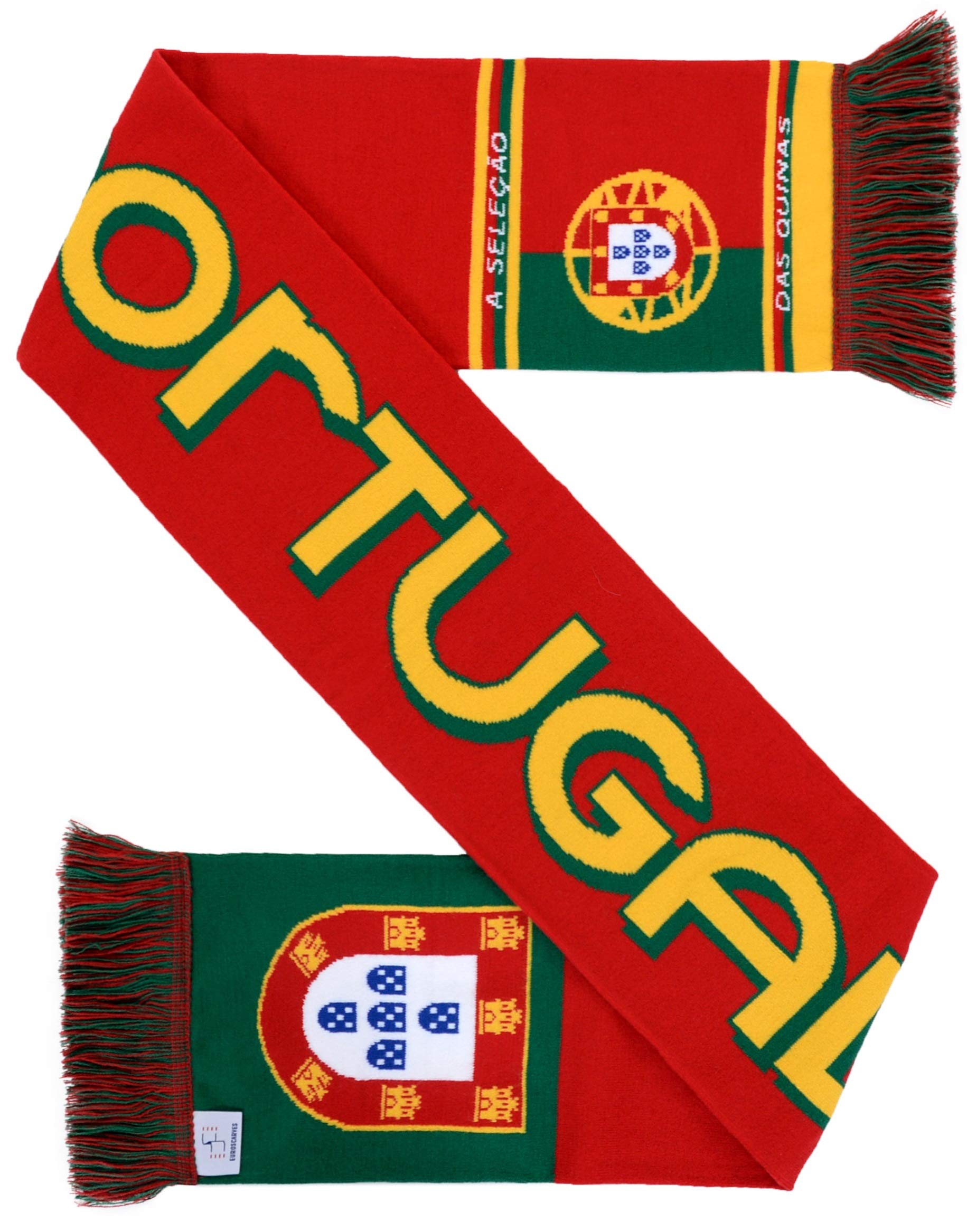 Euroscarves National Football High-Definition HD Knit Scarf (Portugal)