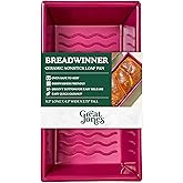 Great Jones Breadwinner (Raspberry) | Nonstick Loaf Pan for Bread, Cakes & More | Aluminized Steel with Easy Release Coating | Oven-Safe to 450°F | Even Heat Distribution | Dishwasher-Friendly