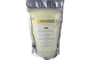 Yajna Organic Raw Mango Butter 100% Pure,Natural & Unrefined| Skin Moisturizer For Face, Body & Hair| 4 OZ/115 GM Ivory/White Grade A | DIY Creams, Balms, Lotions, Soaps| Softens Dry & Tough Skin