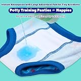 MOEMOE BABY Potty Training Pants Boys 10 Pack Cotton Reusable Blue 3 Years view 2
