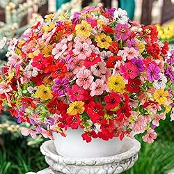 MACTING Artificial Flowers for Outdoors 24 Bundles