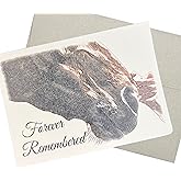 Groomers Margins Horse Sympathy Card - 5x7 Inches Textured Card with Envelope - Loss of Horse Sympathy Card for Equine Veterinary Practice - Condolences Card for Horse Loss - 71