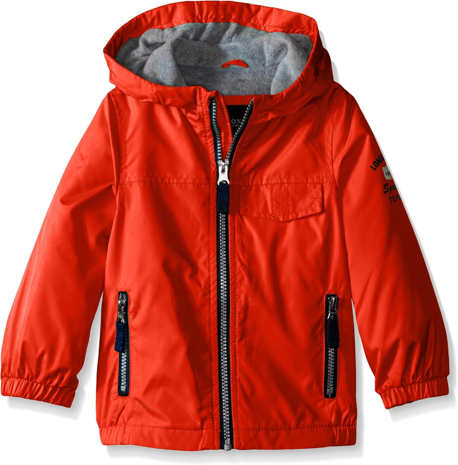 LONDON FOG Boys' Fleece Lined Windbreaker Jacket Clothing