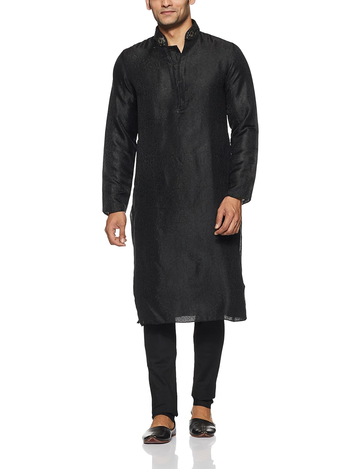manu men's art silk kurta pyjama