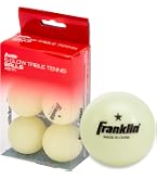 Balles De Tennis De Table Franklin Sports – Officielles 40 Mm, One Star, Lot En Vrac, Rebond Parfait Blanc/Orange
