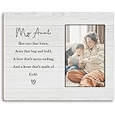HUKINE Aunt Picture Frame 4x6, Aunt Gifts Photo Frame 4x6, Gifts for Aunts from Niece, Gift for Aunts Christmas, Auntie Gift