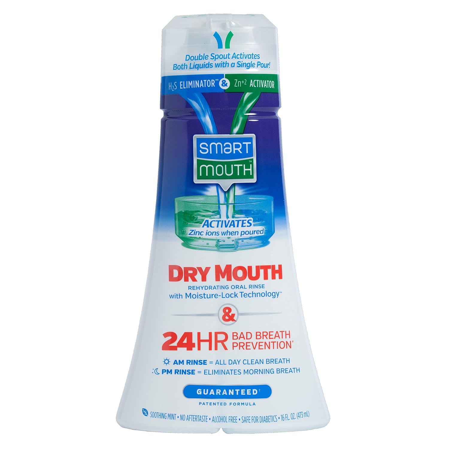 SmartMouth Dry Mouth Rehydrating Oral Rinse and Dry Mouth Relief Mints, Soothing Mint: Beauty