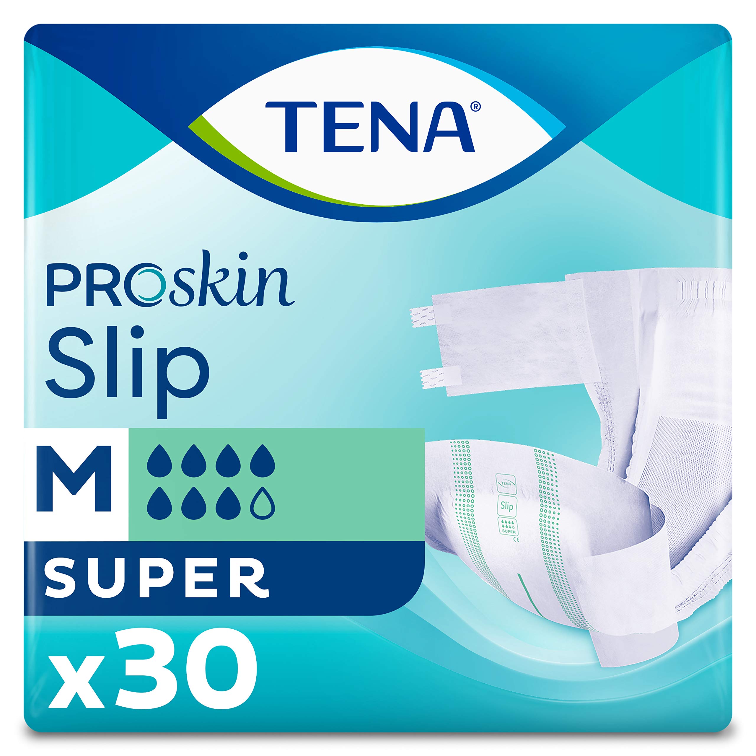 TENA ProSkin Slip Pro - Super - Medium (3 Packs of 30)