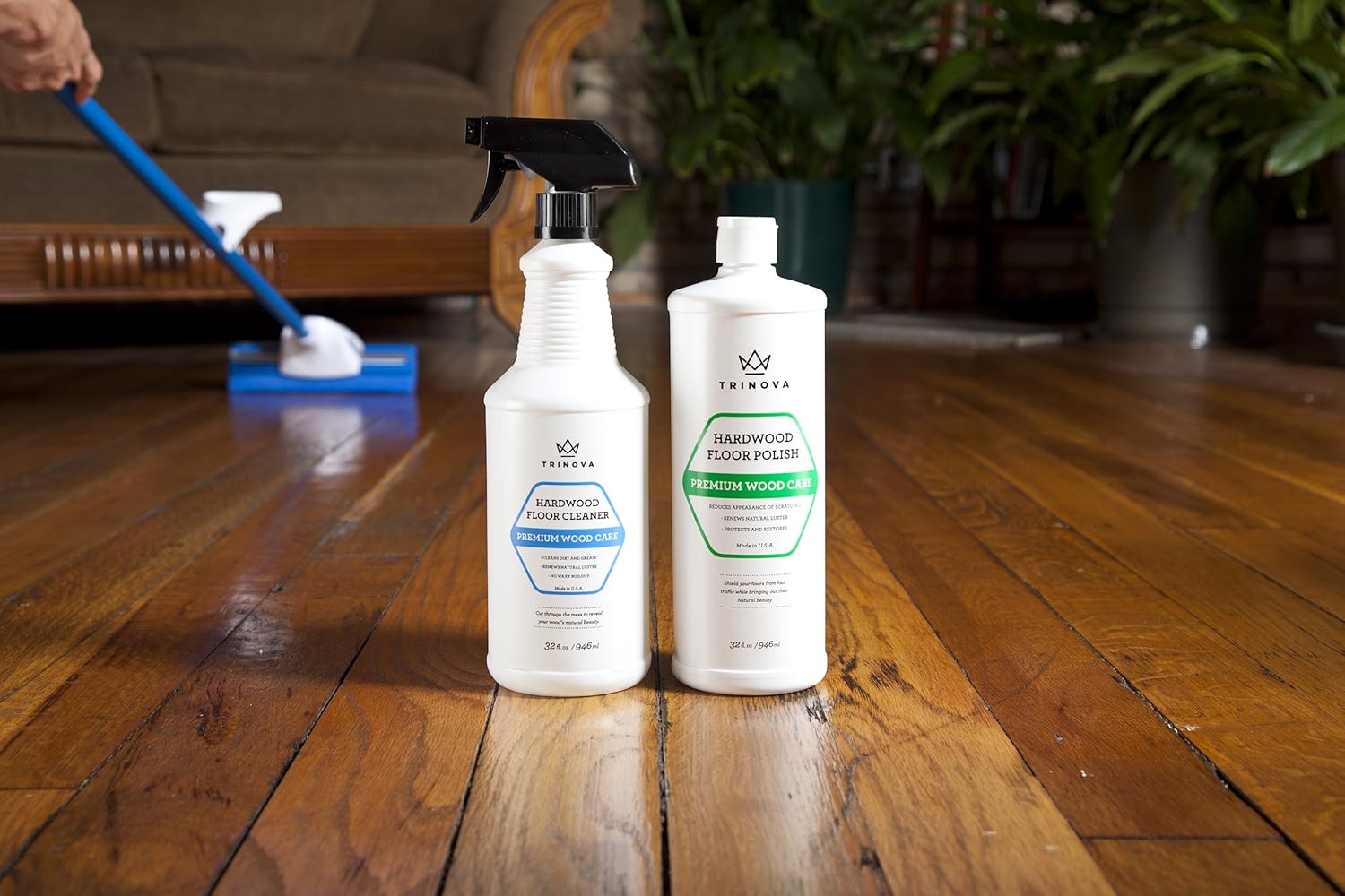 Amazon Com Hardwood Floor Cleaner Best Wood Cleaning Spray