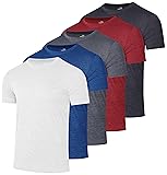 Real Essentials 5 Pack: Men’s Short Sleeve Dry