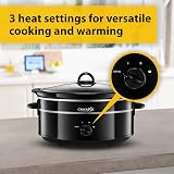 Crock-Pot Slow Cooker 6.5 L Removable Ceramic Bowl Black SCV655B view 3