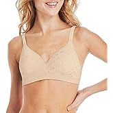 Hanes Womens Perfect Coverage Wireless Seamless T-Shirt Bra, ComfortFlex Fit, Smart Sizes