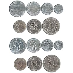 Set of 7 Coins from French Polynesia: 50