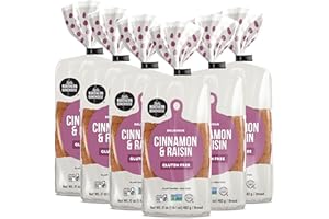 Little Northern Bakehouse Cinnamon & Raisin Gluten Free Bread, Vegan Bread, Non-GMO and Allergy-Friendly Sliced Bread for Gluten Free Snacks, Meals, Food (6 pack, 17 oz. each) - Sans Gluten
