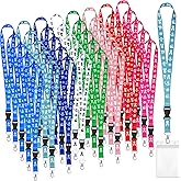 Geyoga 40 Pack Cruise Lanyards Bulk Cruise Ship Lanyards with Waterproof ID Holder Carnival Lanyard for Ships Key Cards Ship Essentials Card Holder