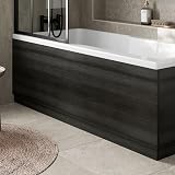Aurora 1700mm Charcoal Grey MFC Bath Panel with Adjustable Plinth