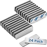 EcoEarth - Name Tag Magnets - 1.75 x 0.5in, 24 PK - Premium Name Tag Holders with Magnetic Backing - 3 Extra Strong Neodymium Magnets for ID Badge Holders
