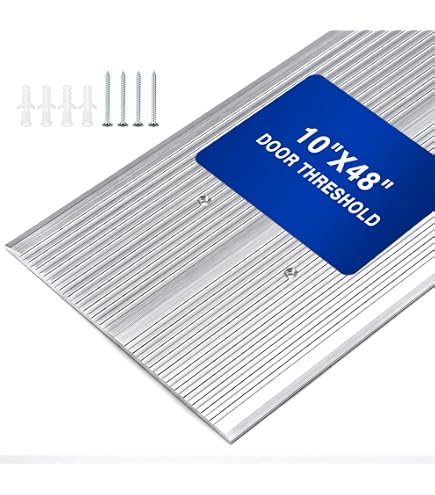 Pemko - 2748A72 Aluminum Fluted Saddle Threshold, Mill Finish, 8