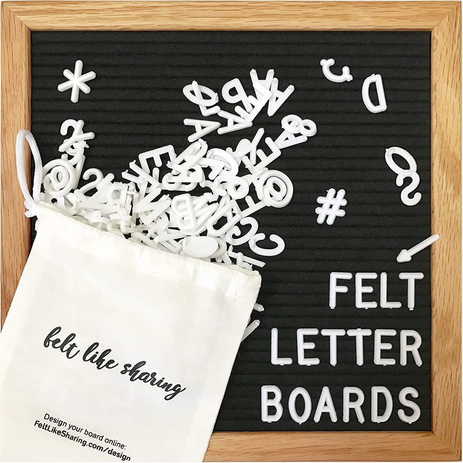 Black Felt Letter Board 10x10 Inches. Changeable Boards 10"x10", eBay