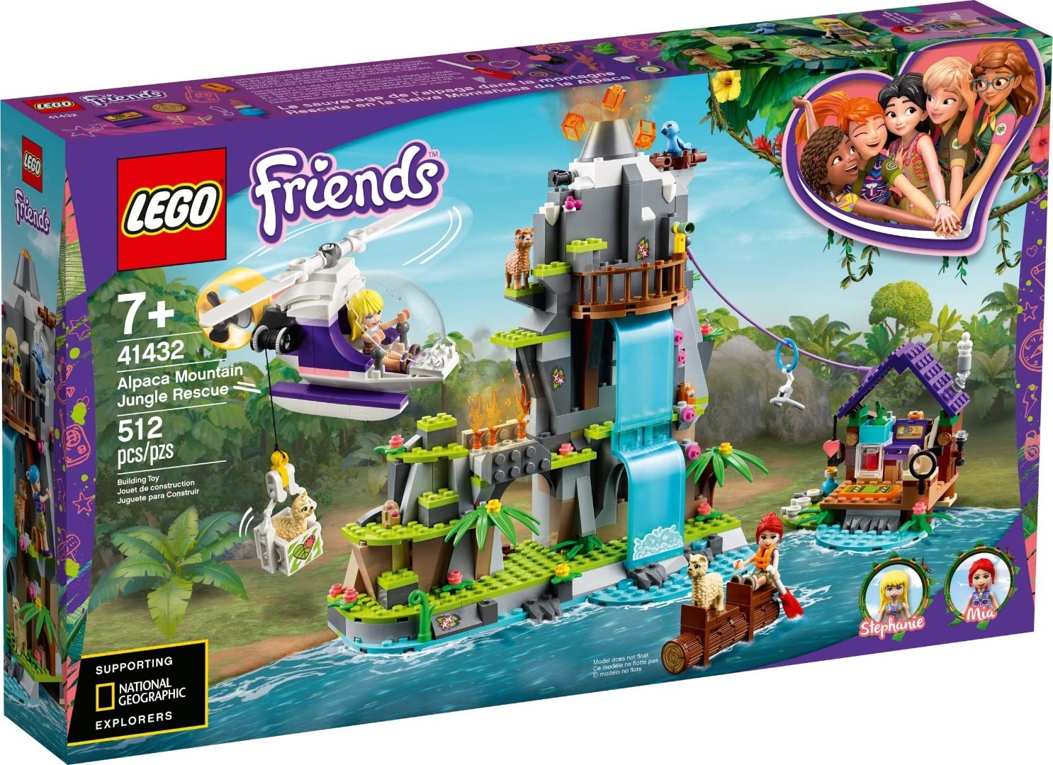 LEGO Friends 41432 Alpaca Mountain Jungle Rescue