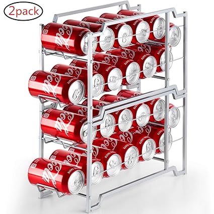 Stackable soda can dispenser