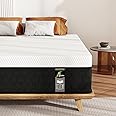 JEEKEA Full Size Mattress, 10 Inch Innerspring Hybrid Mattress in a Box with Memory Foam for Back Pain Relief, Medium Firm Matress with Motion Isolation & Strong Edge Support