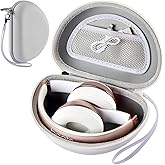 Headphone Case Compatible with Beats Solo 4/ Studio Pro x Kim Kardashian/ Solo3/ Studio3/ Solo2/ Solo Pro Bluetooth On-Ear Headphones Headset - White