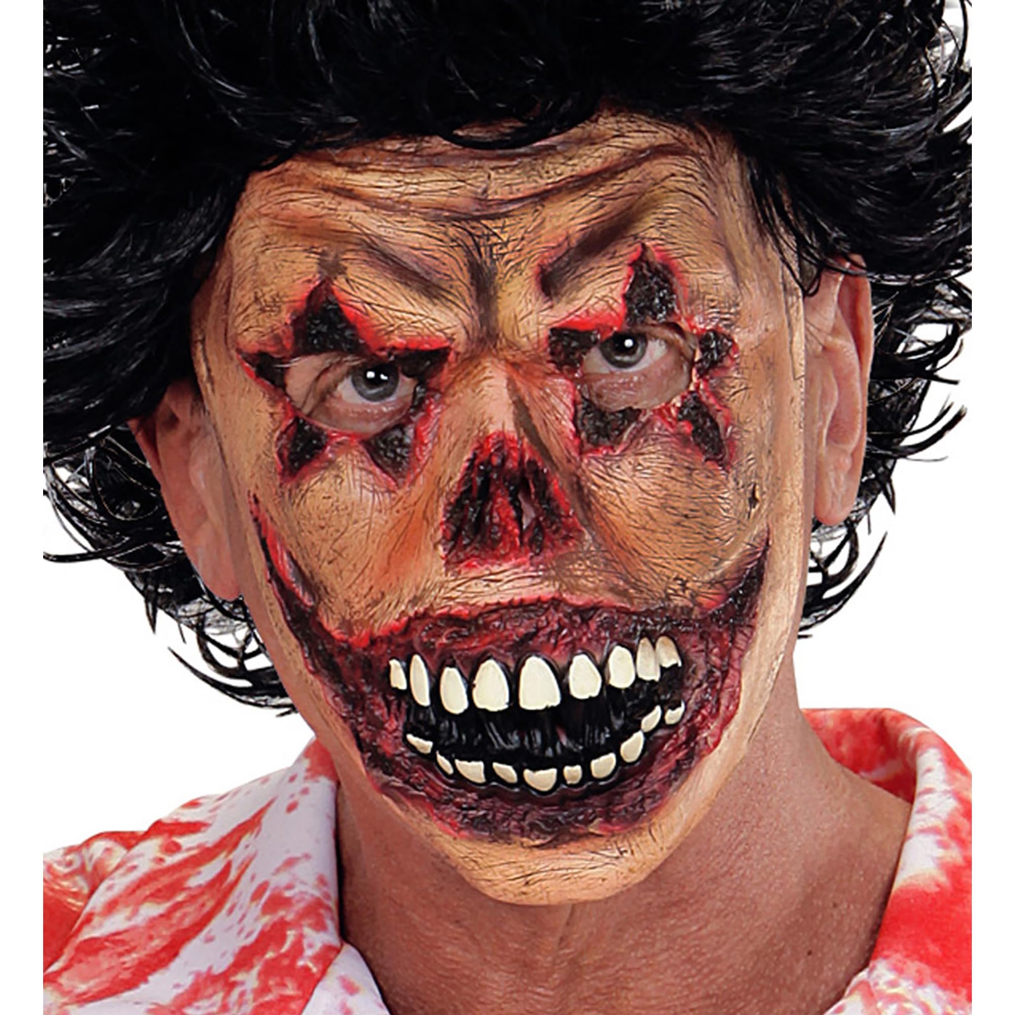 Widmann 00835 Half-Face Mask of Clown''Horror (in One Size)