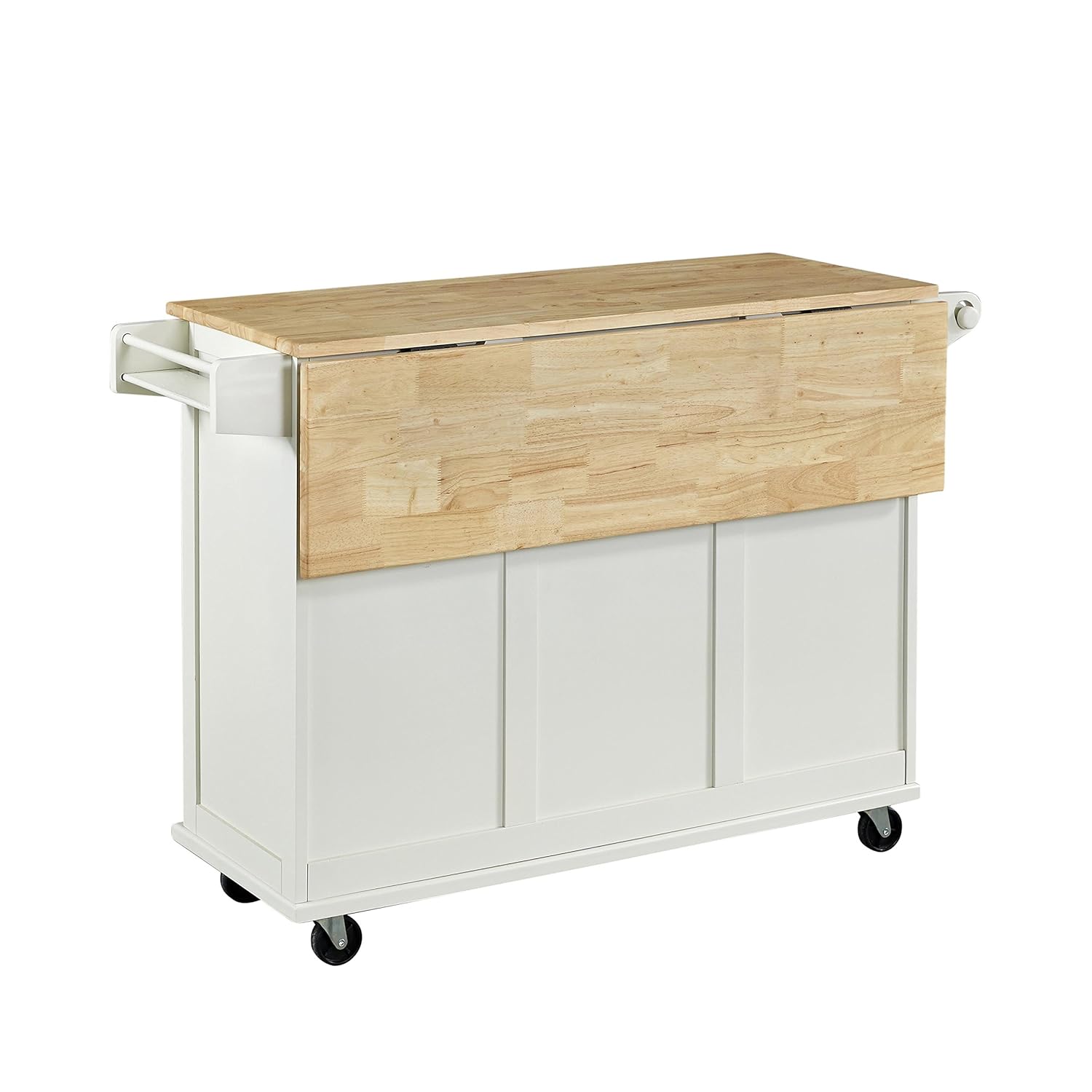 Kitchen & Dining White Home Styles 451195 Liberty Kitchen Cart with