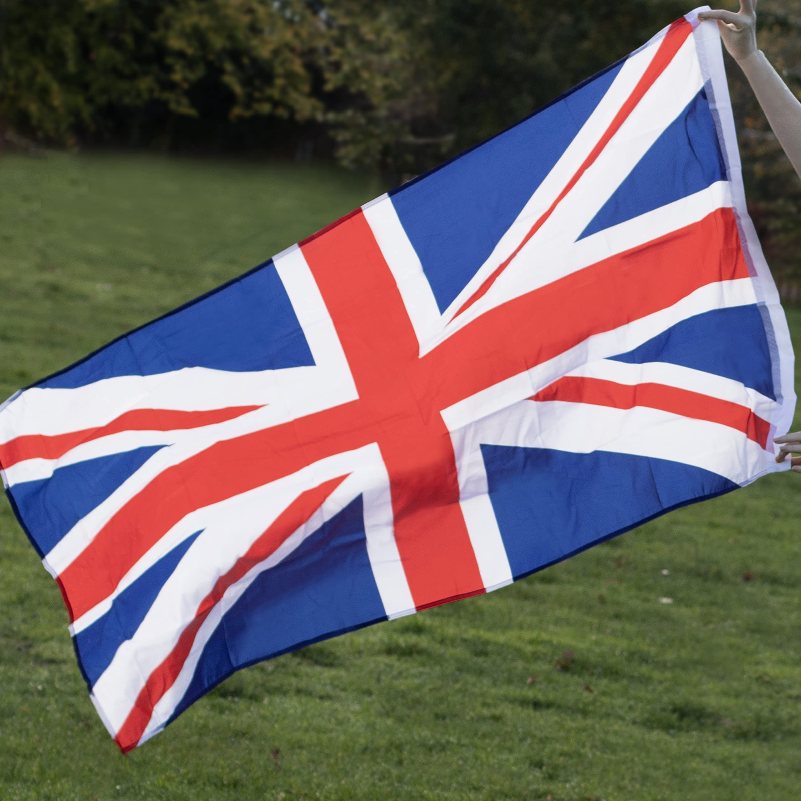 Ginger Ray Large Fabric Union Jack Flag Coronation Street Party Decoration 1.5m