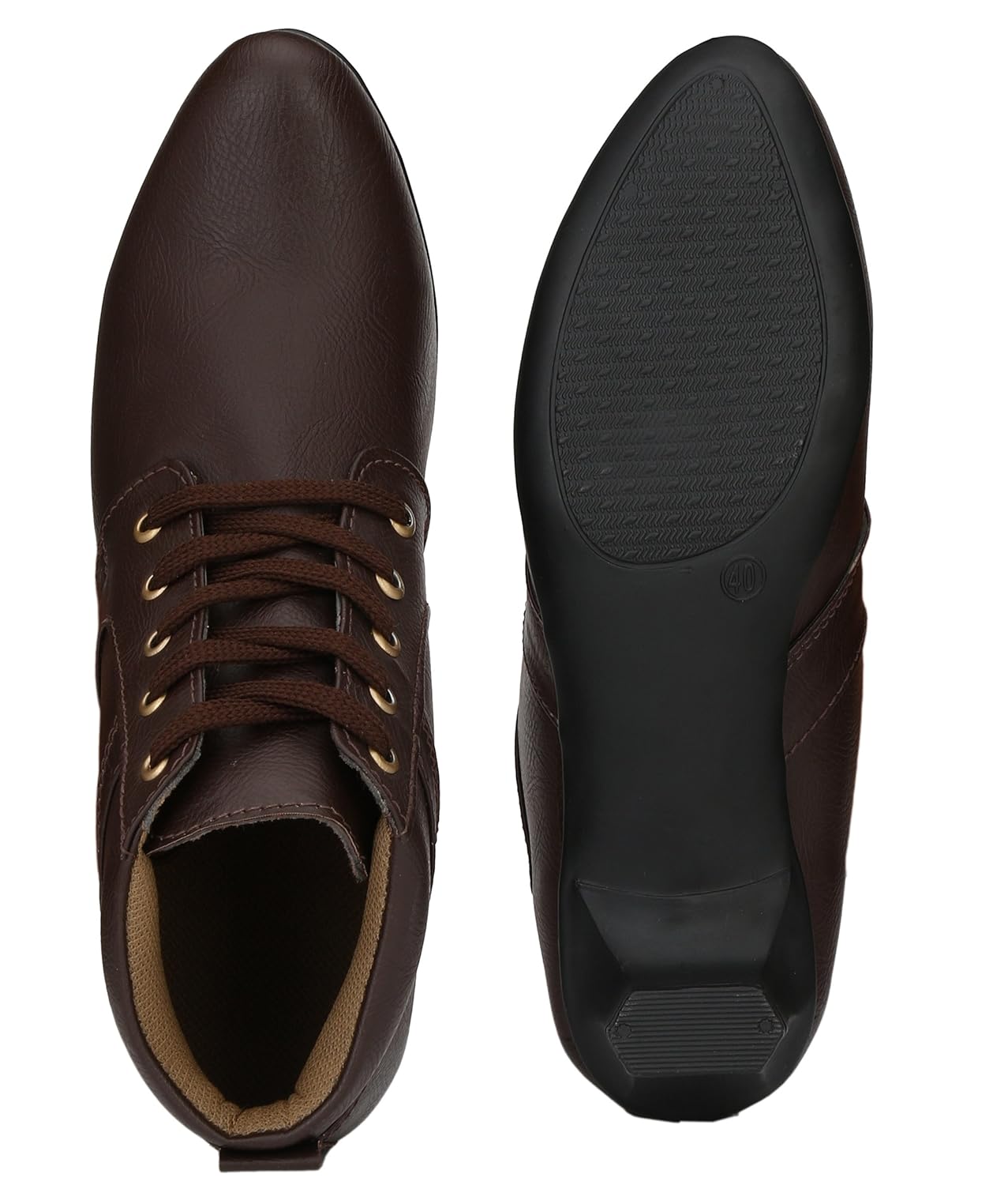 neso elegant point fashion coffee casual shoes