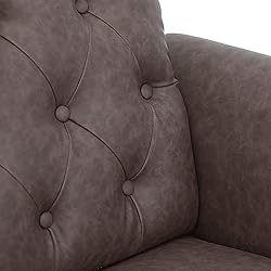 Furinno Bastia Vintage Modern Chesterfield Button