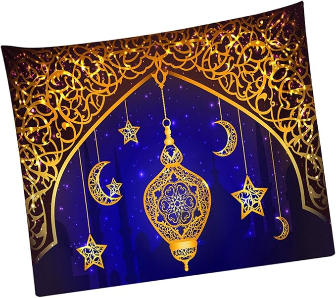 خلفية إسلامية رمضان موضوع البوليستر ديكور مسجد إسلامي زخرفة معلقة على خلفية إسلامية رمضان موضوع البوليستر ديكور مسجد إسلامي زخرفة معلقة على