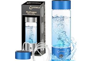 AUETRCLS Hydrogen Water Bottle 2024, Hydrogen Water Bottle Generator with SPE PEM Technology Water Ionizer, Hydrogen Water Machine Improve Water in 3 Minutes for Home, Office, Travel, Daily Drinking(Blue)
