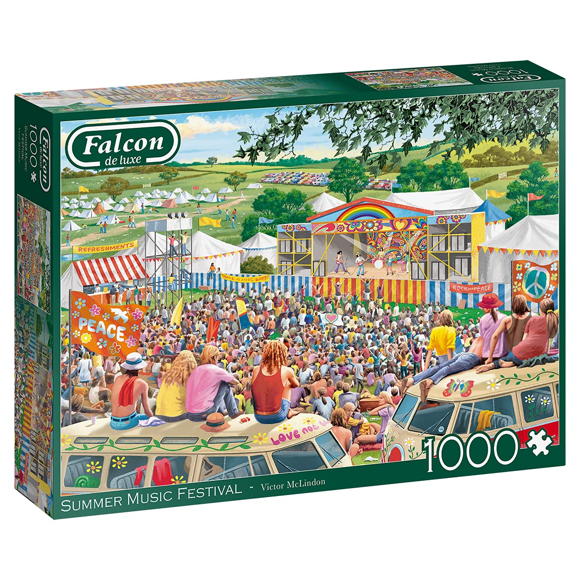 Jumbo, Falcon de luxe - Summer Music Festival, Jigsaw Puzzles for Adults, 1,000 piece