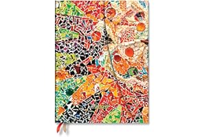 Paperblanks | 2026 Gaudi's Sun | Gaudi's Mosaics | 12-Month Planner | Ultra | Day-at-a-Time | Wrap | 416 Pg | 80 GSM